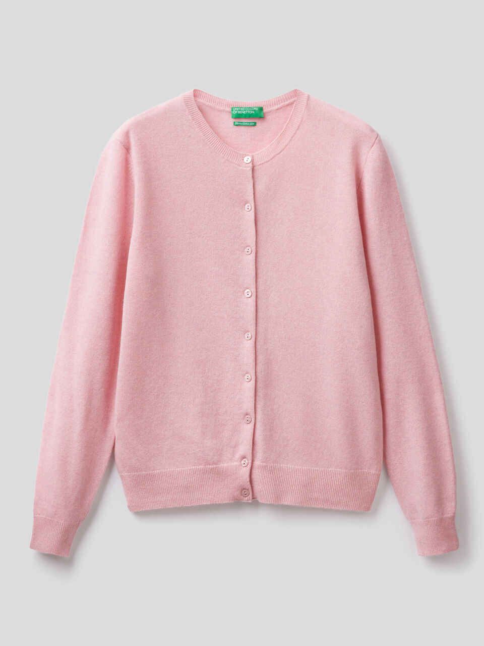 Strickjacke aus reiner Schurwolle mit Rundausschnitt image number 1