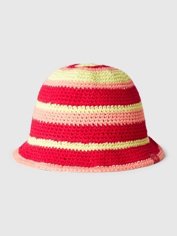 Gehäkelte Mütze im Bucket-Stil Mädchen
