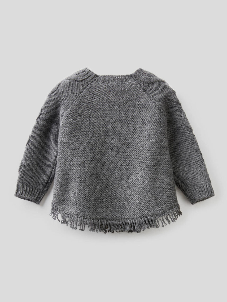 Strickjacke mit Flechtmuster image number 2