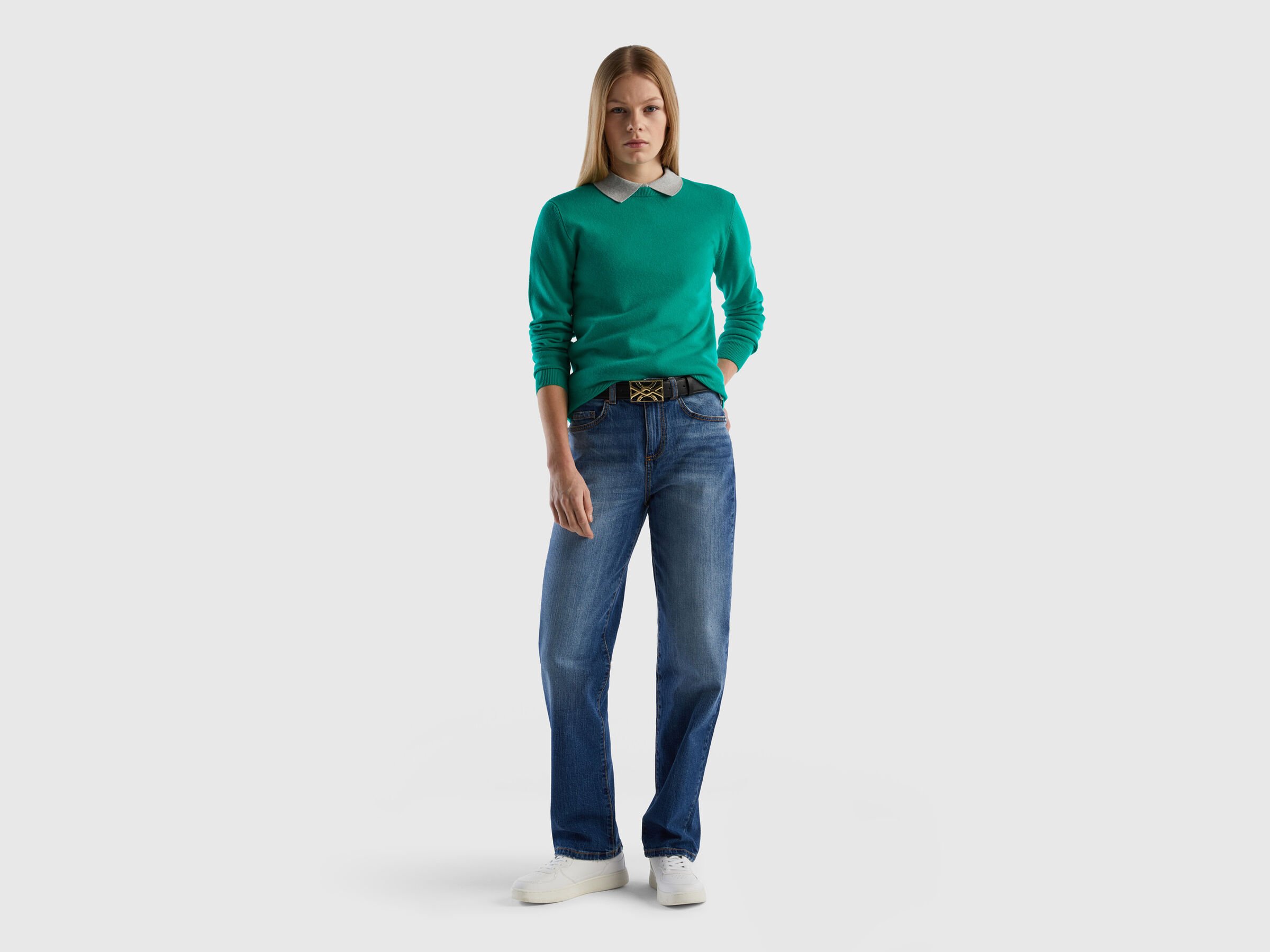 Pullover aus reiner Schurwolle mit Rundausschnitt image number 3