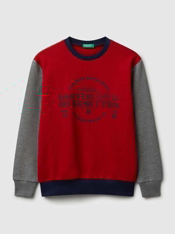 Baumwoll-Logo-Sweatshirt Jungen