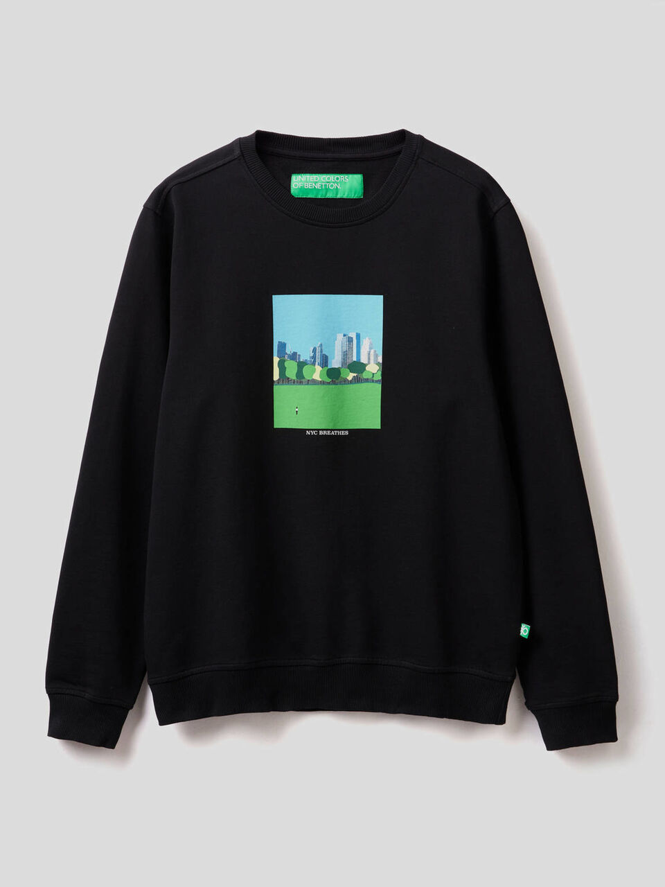Sweatshirt aus 100% Bio-Baumwolle mit Print image number 1