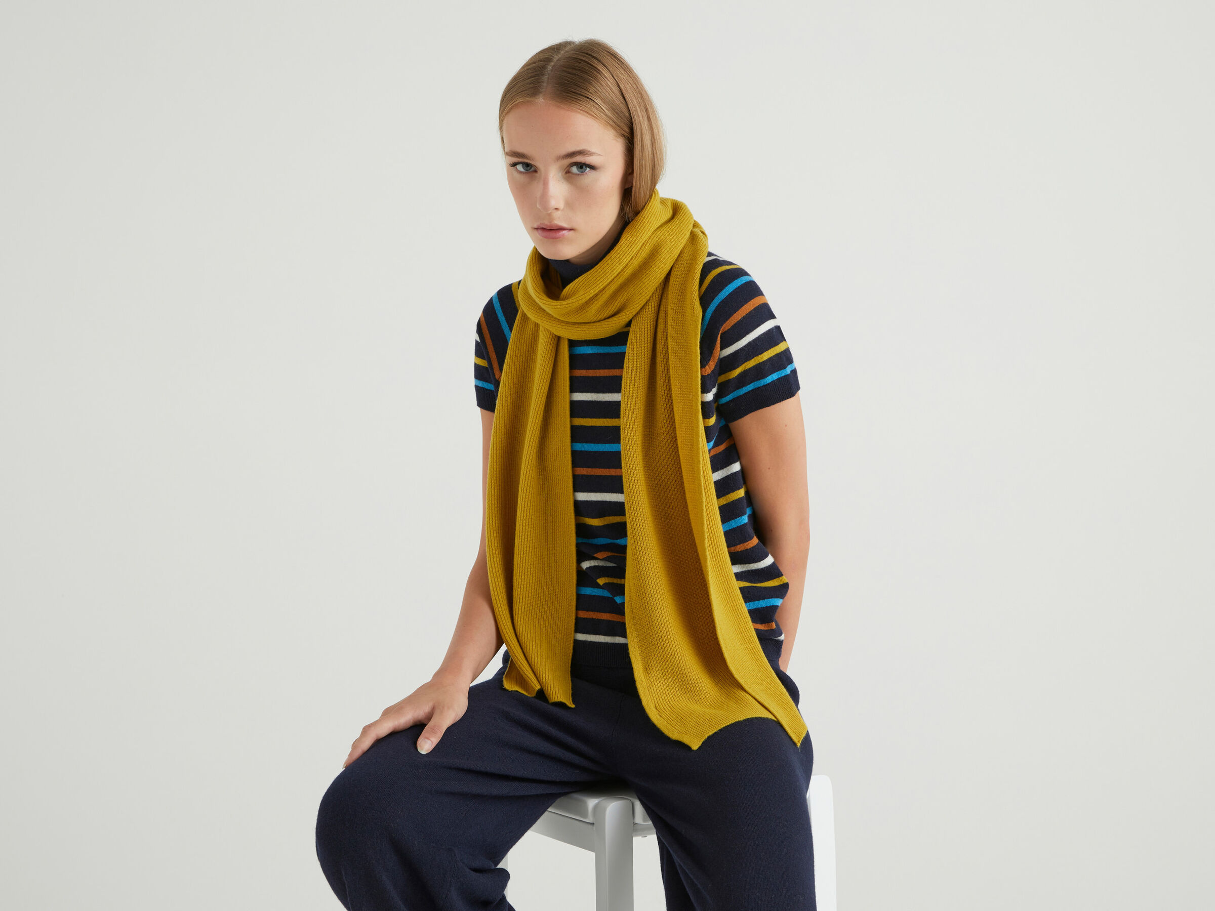 Schal in einer Mischung aus Wolle und Cashmere image number 3