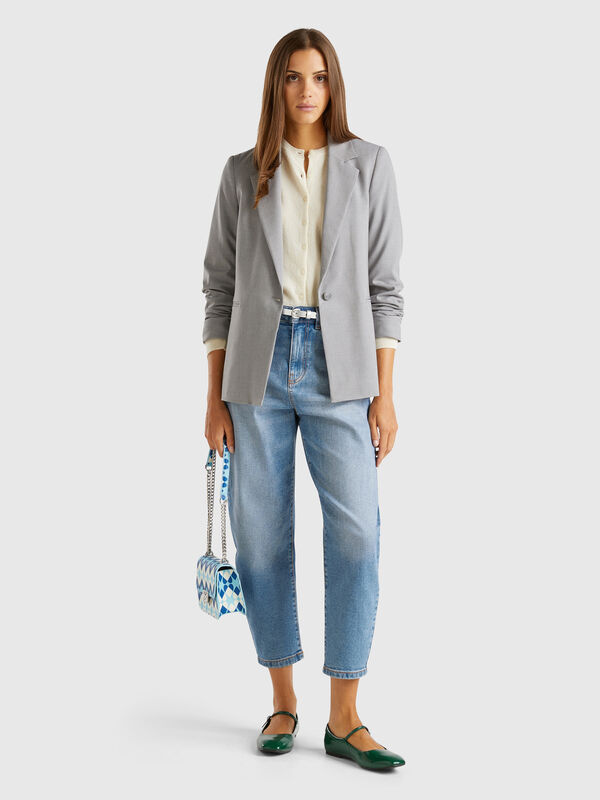 Blazer aus Stretch-Viskosemischung Damen