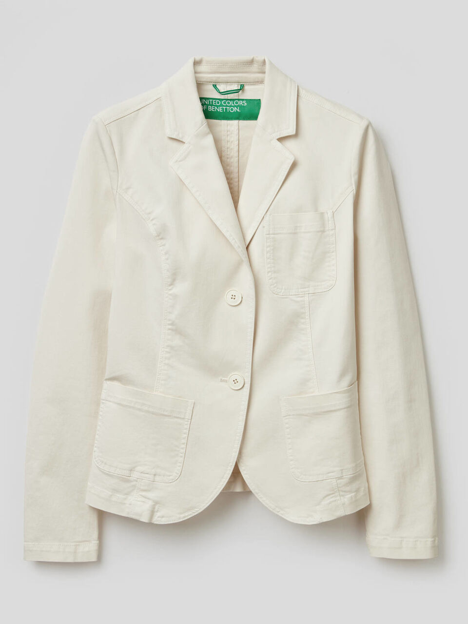 Taillierter Blazer aus stretchiger Baumwolle image number 1