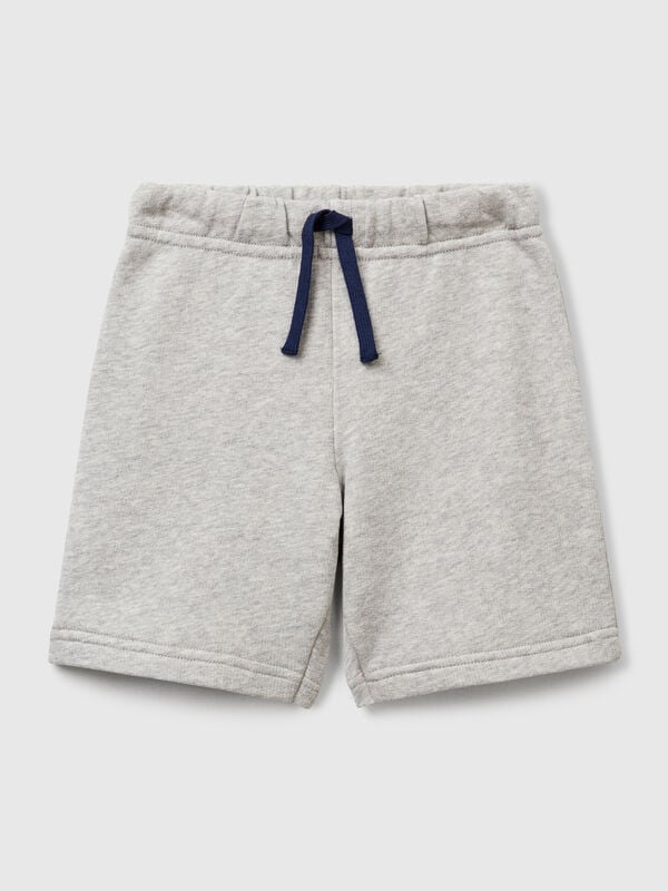 Bermudashorts aus Baumwollfleece Jungen