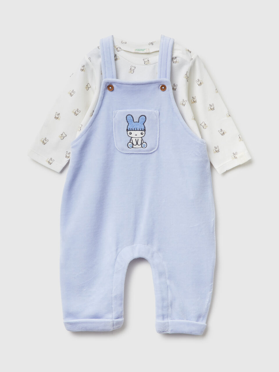 SWEATER DUNGAREE Newborn image number 1
