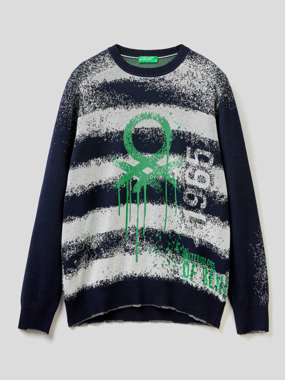 Pullover mit Logo mit Graffiti-Effekt image number 1