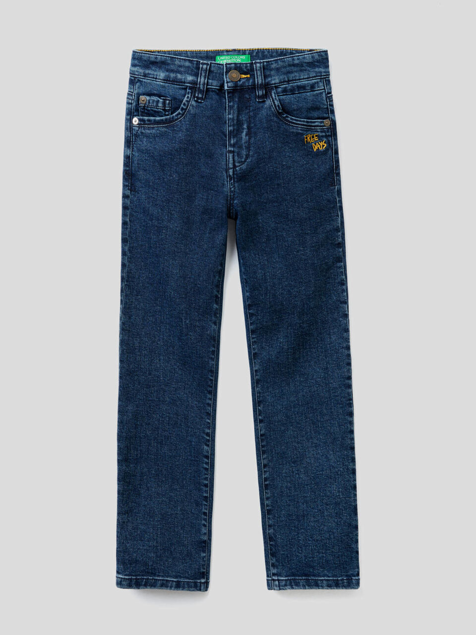 Slim-Fit-Jeans mit Stickerei image number 1