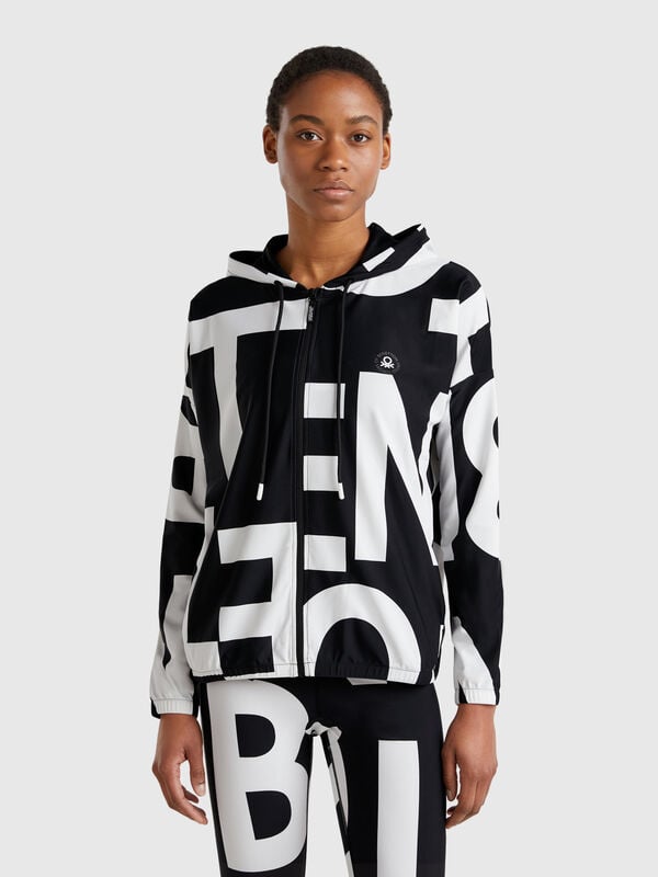 Sport-Sweatshirt mit Logo-Print Damen
