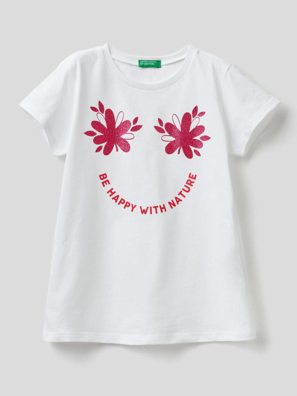 T-Shirt mit Glitterprint image number 1