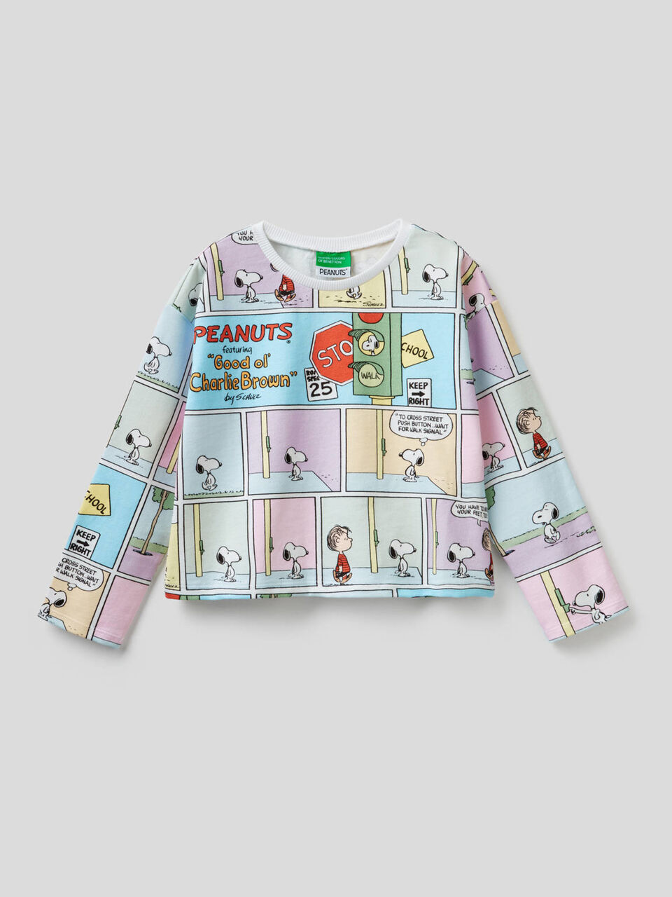 Leichter Sweatstoff mit Comicprint image number 1