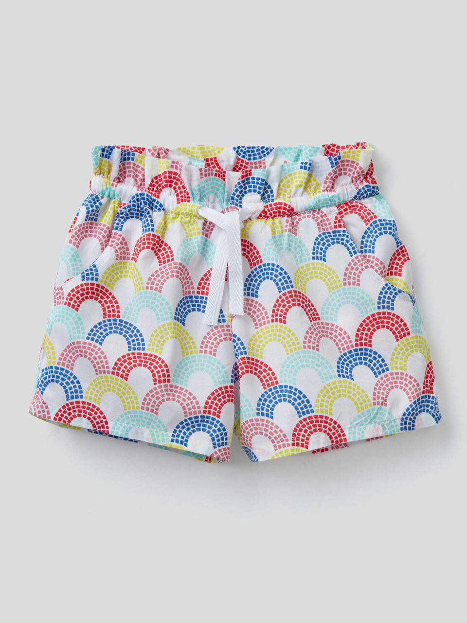 Shorts aus 100% Baumwolle mit Muster image number 1