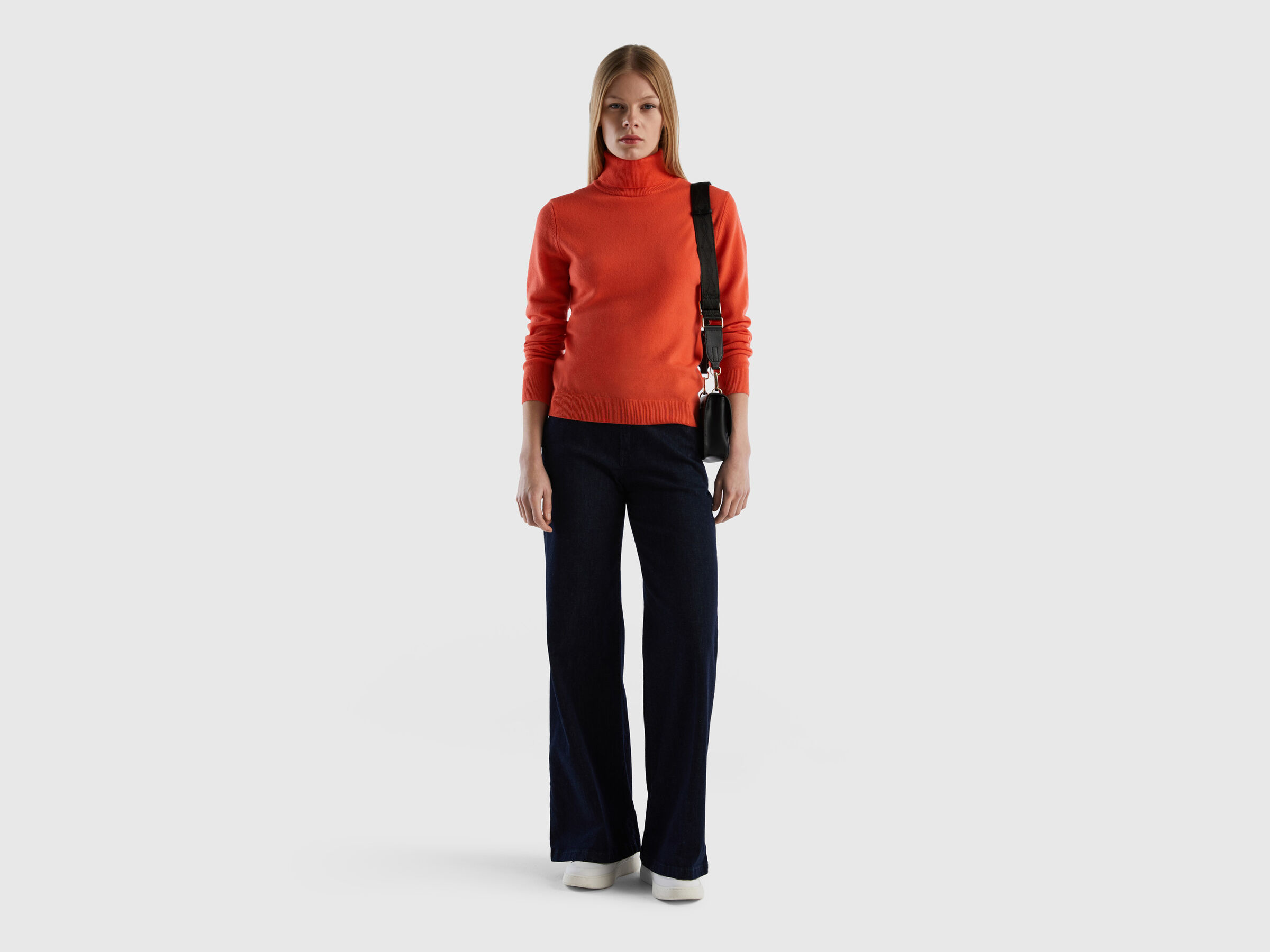 Rollkragenpullover aus reiner Schurwolle image number 3