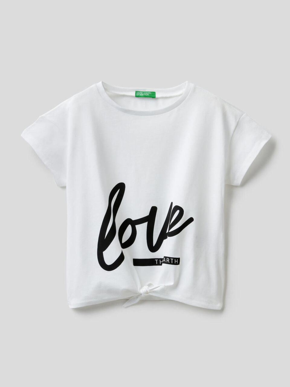 T-Shirt mit Schleife am Unterrand image number 1