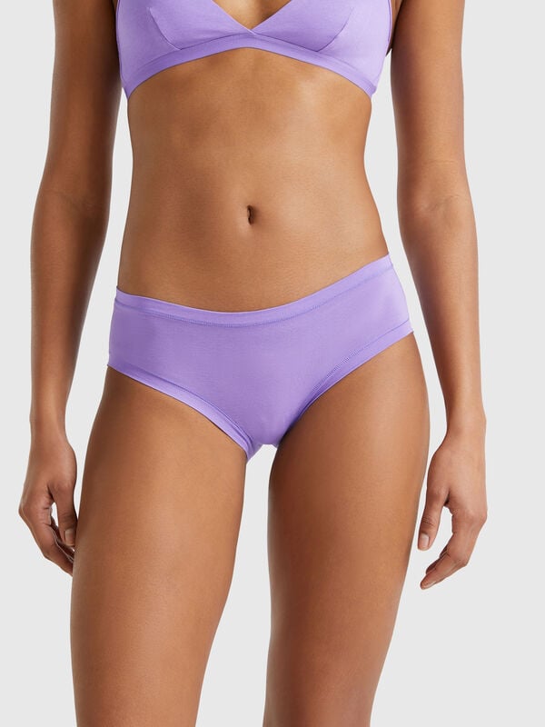 Slips mit hohem Bund aus superelastischer Baumwolle Damen