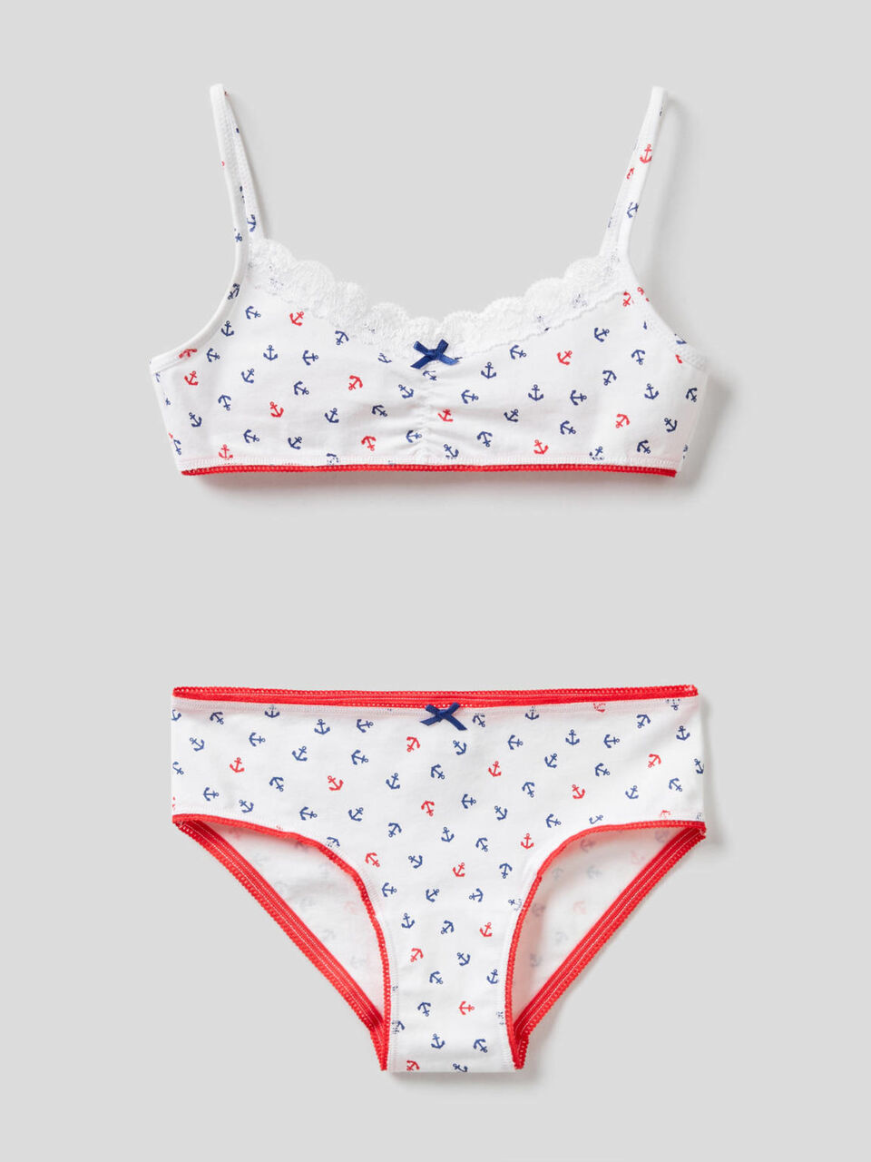 Brassière und Slip mit Print image number 1