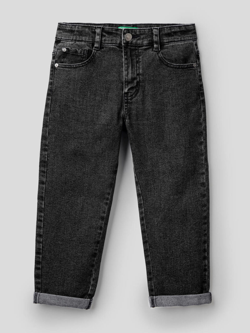 Carrot-Fit-Jeans aus stretchigem Denim image number 1