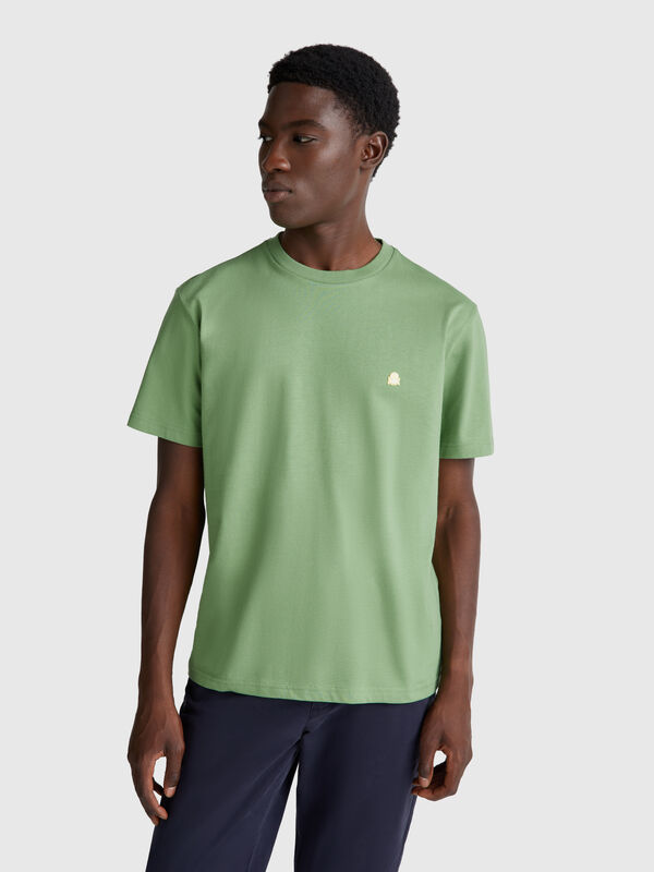 Basic-T-Shirt aus Baumwolle Herren