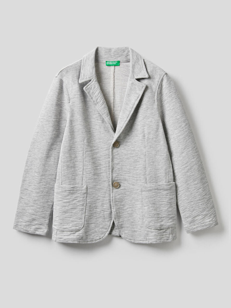 Jacke aus Sweatstoff in reiner Baumwolle image number 1