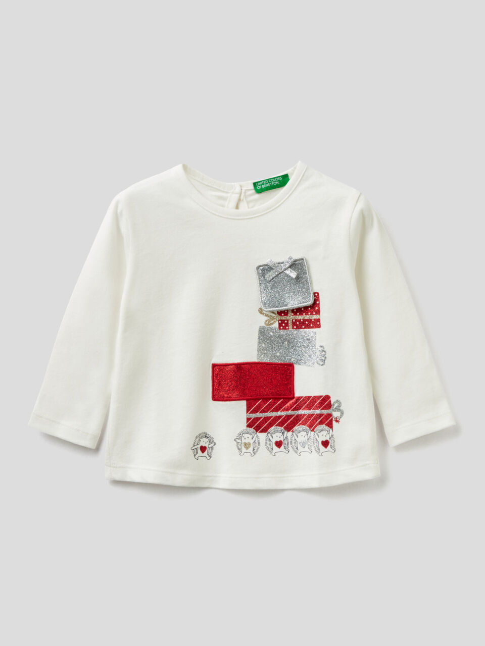 Weihnachtliches T-Shirt mit Applikation image number 1