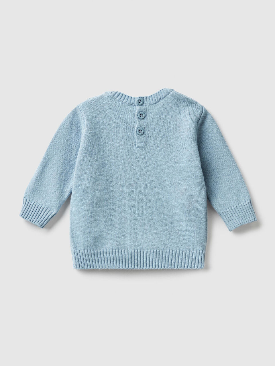 Pullover mit Intarsienarbeit und Pompon image number 2
