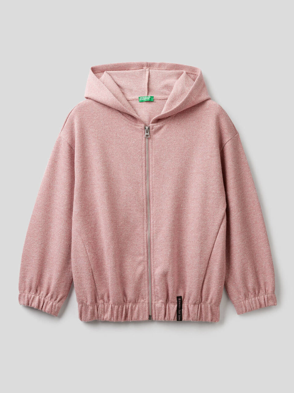 Lurex-Sweatshirt mit Kapuze image number 1