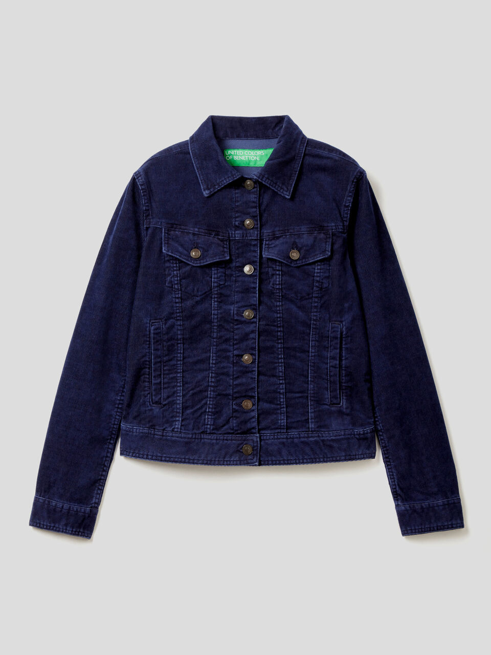 Jacke aus Samt im Rippenmuster image number 1