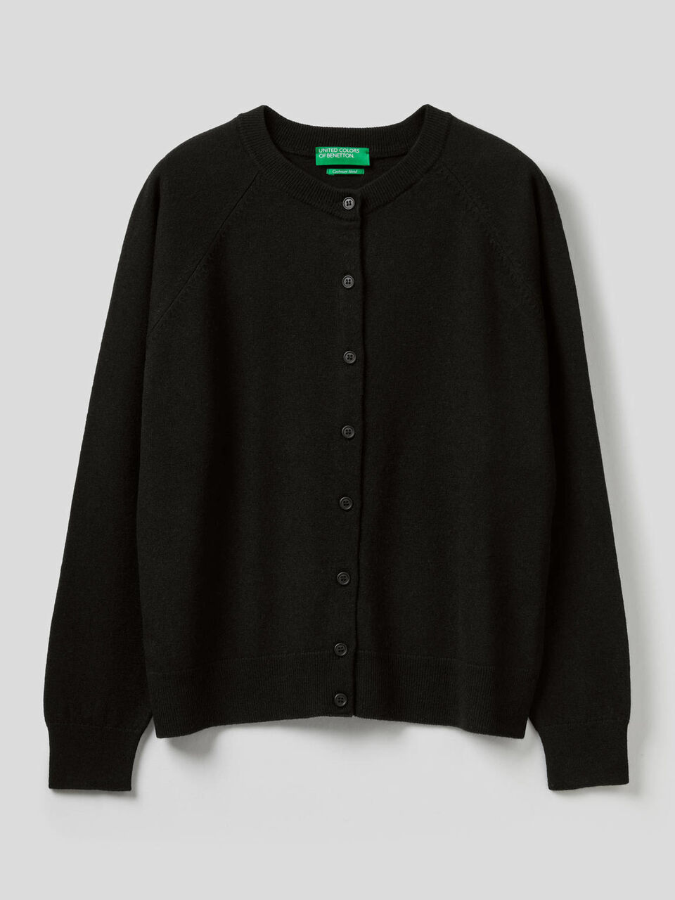 Strickjacke mit Rundausschnitt in einer Mischung aus Wolle und Cashmere image number 1