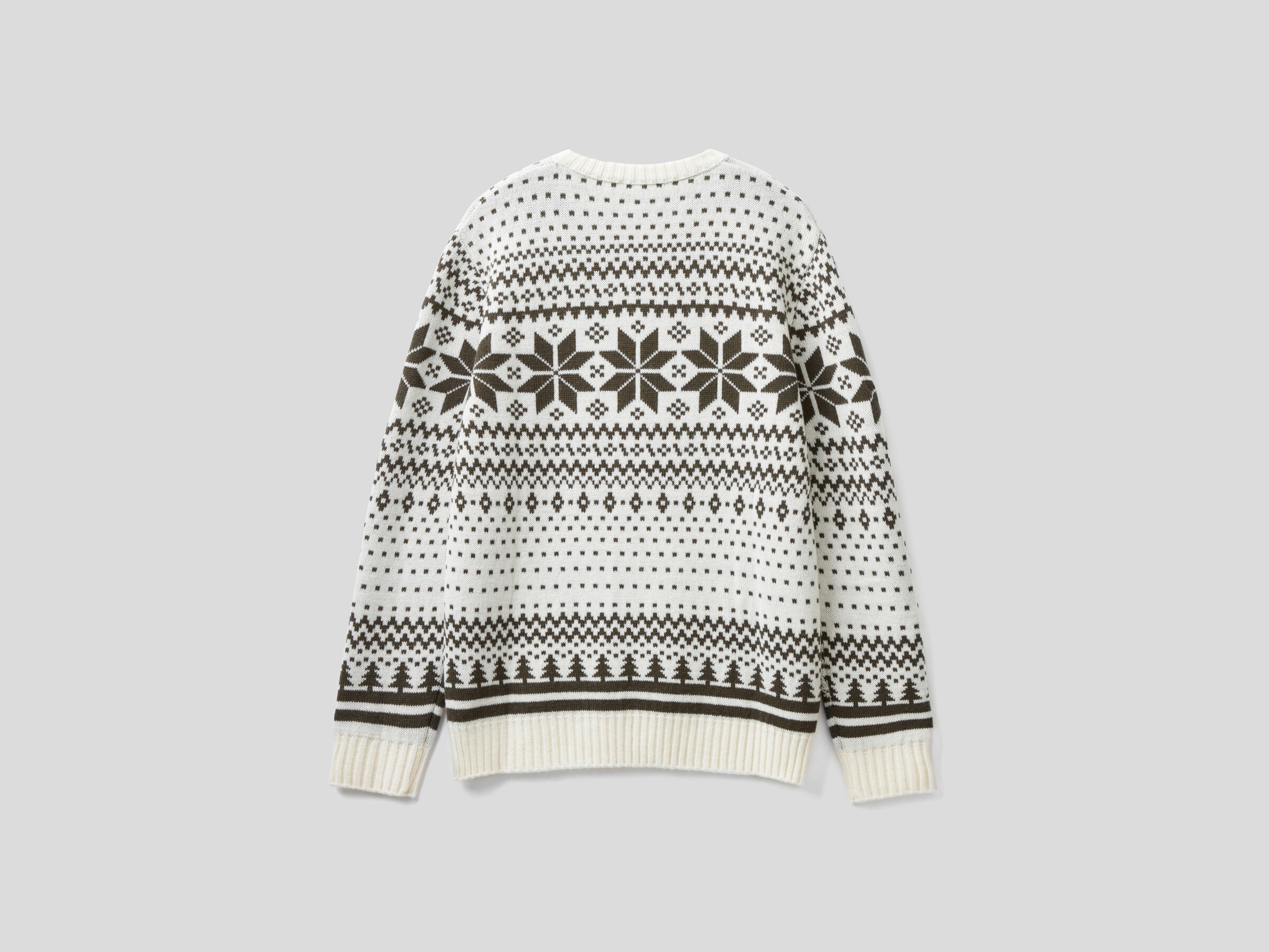 Jacquard-Pullover in einer Wollmischung image number 5