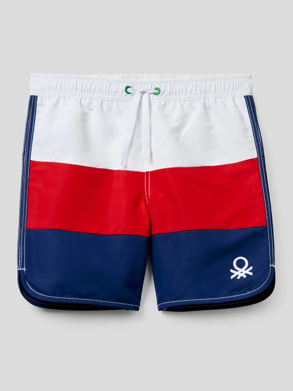 Badeshorts mit Farbblöcken image number 1