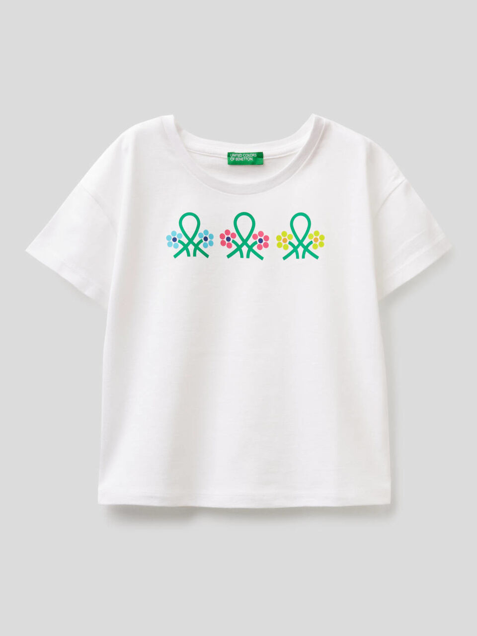 Boxy-T-Shirt aus reiner Baumwolle image number 1