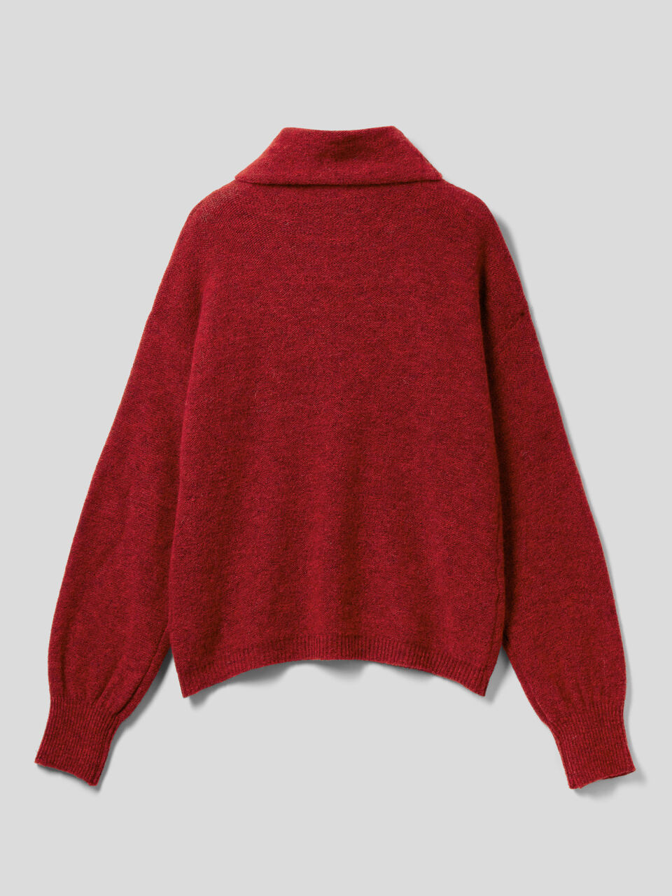Pullover aus einer Wollmischung mit hohem Kragen image number 2