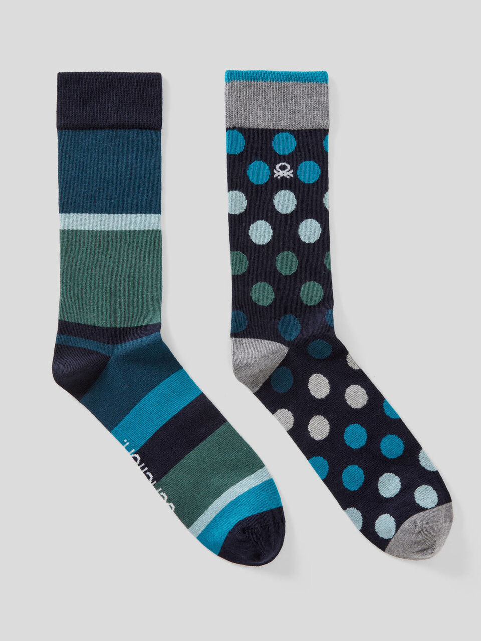 Zwei Paar gemusterte Socken image number 1