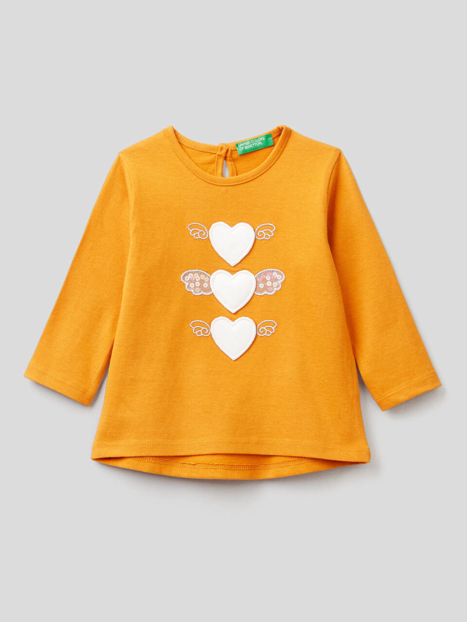 T-Shirt aus Bio-Baumwolle mit Applikationen image number 1
