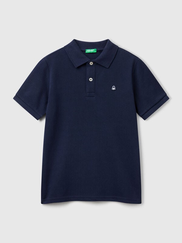 Slim Fit-Polo aus reiner Baumwolle Jungen