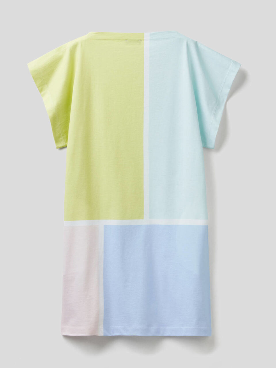 Kurzes Kleid aus Baumwolle mit Print image number 2