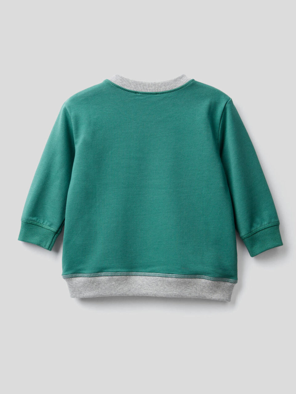 Sweatshirt aus stretchiger Bio-Baumwolle mit Farbblöcken image number 2
