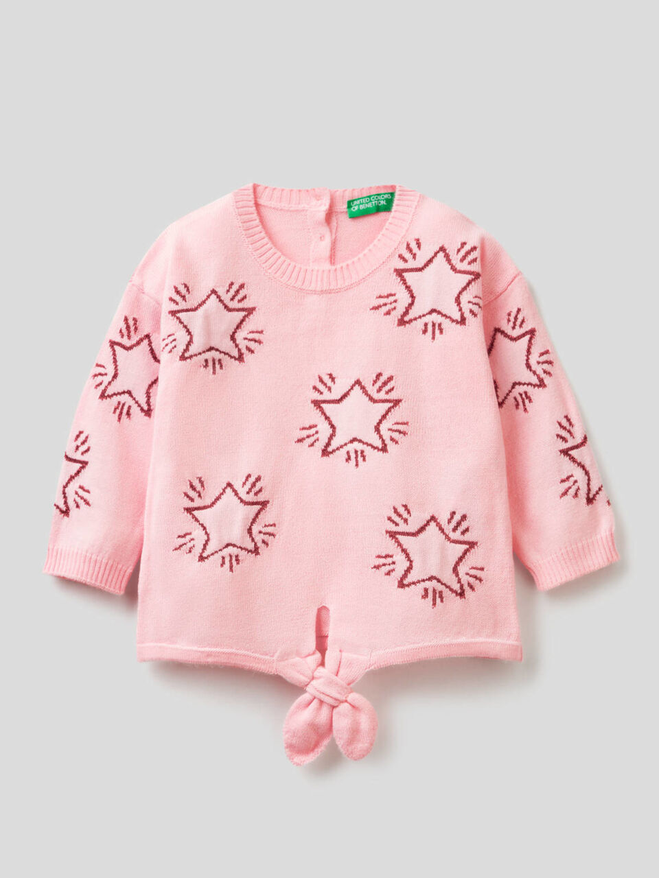 Pullover mit Sternen als Intransienarbeit und Masche image number 1