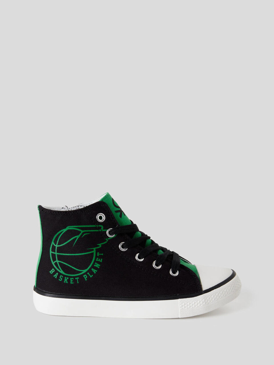 Hohe Sneakers mit Print image number 1