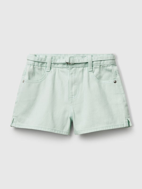 Shorts mit Gürtel Mädchen