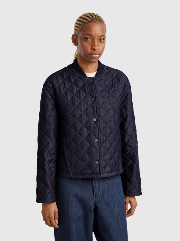 Steppjacke in Denim-Optik Damen