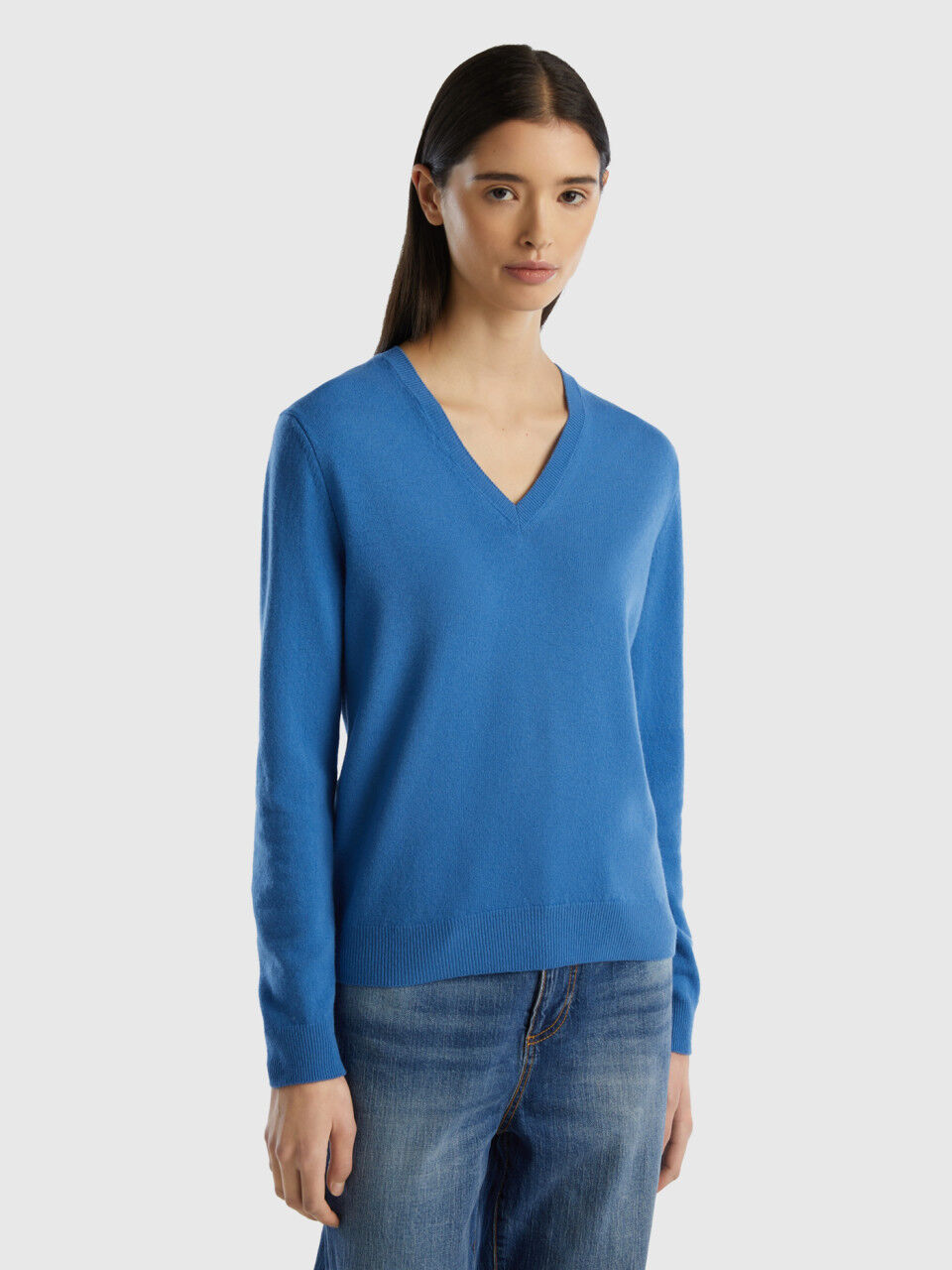 Pullover mit V-Ausschnitt Damen Kollektion 201718 | Benetton