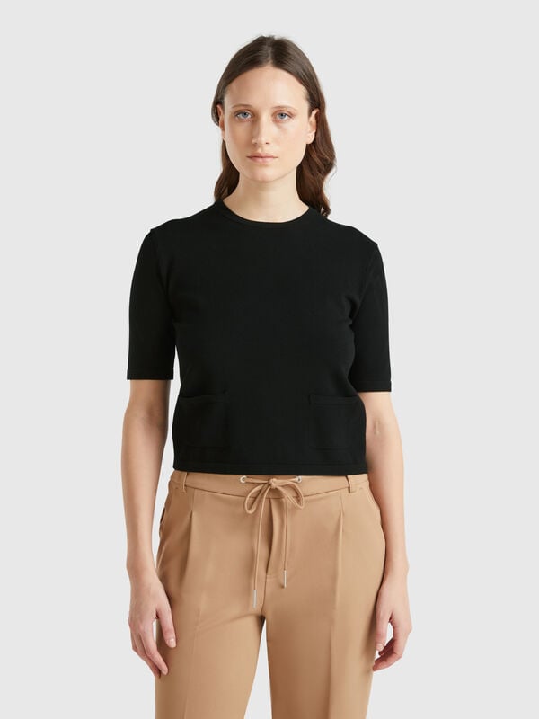 Kurzarmpullover Damen