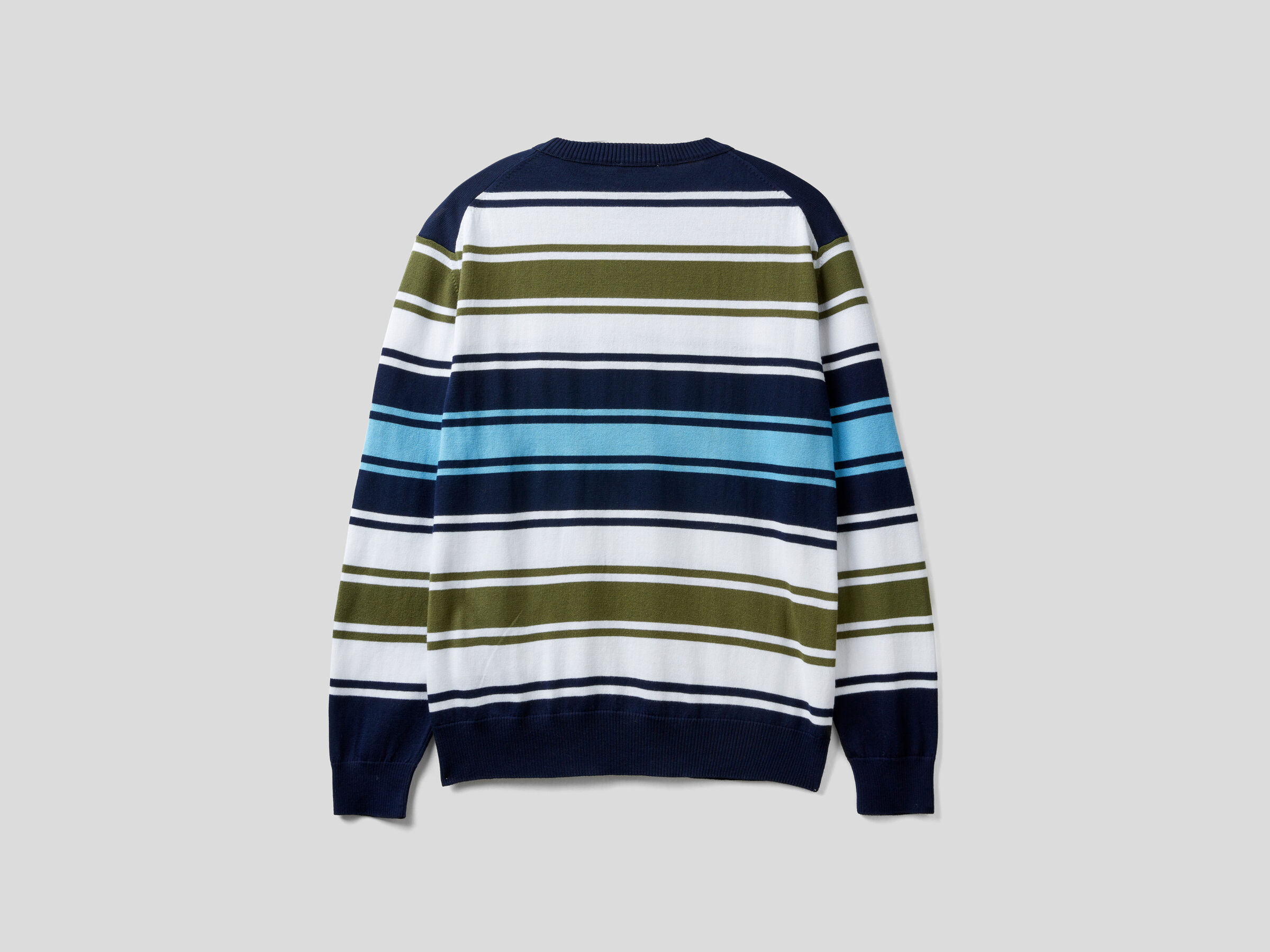 Gestreifter Pullover aus 100% Baumwolle image number 5
