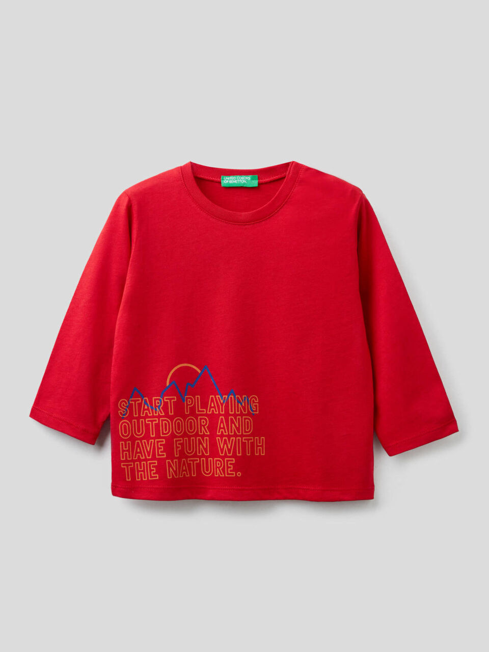 T-Shirt aus Bio-Baumwolle mit Print image number 1
