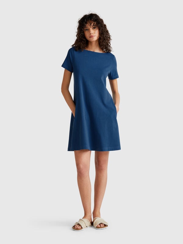 Kurzes ausgestelltes Kleid Damen