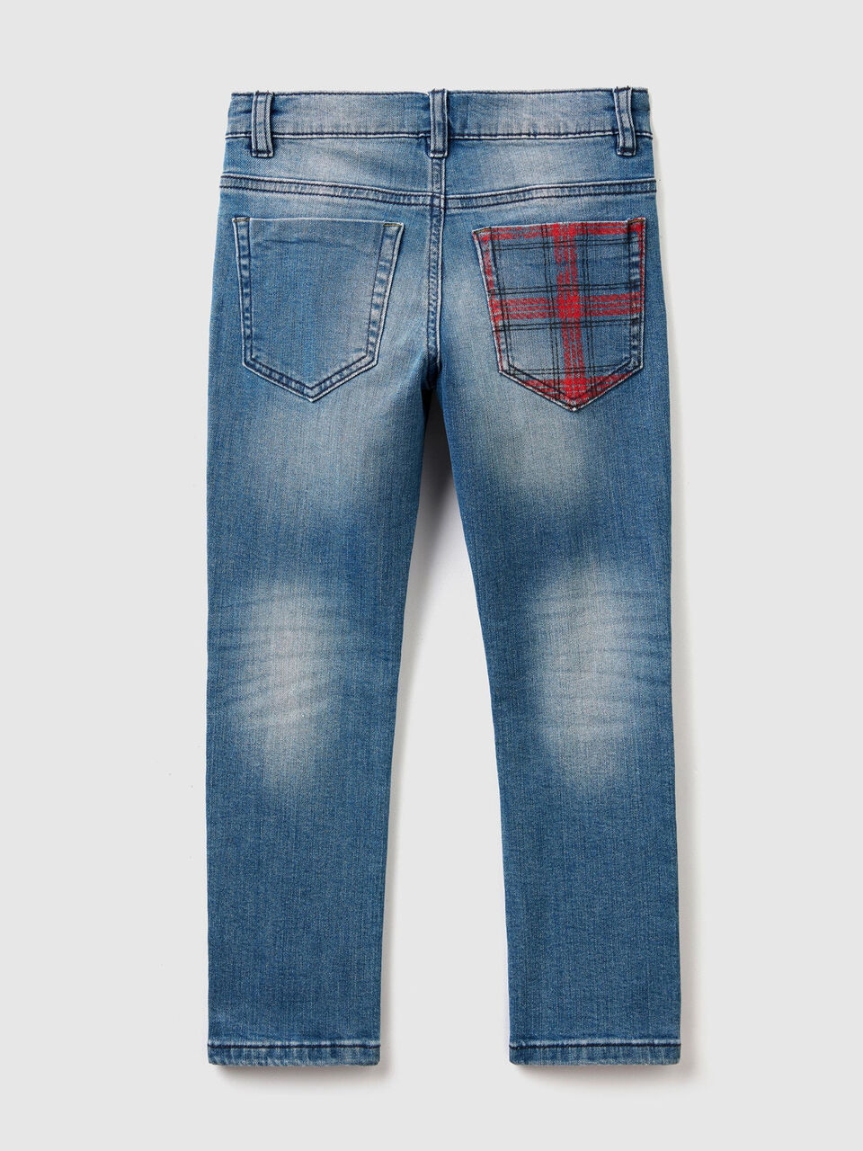 Slim Fit Jeans mit aufgedruckten Details image number 2