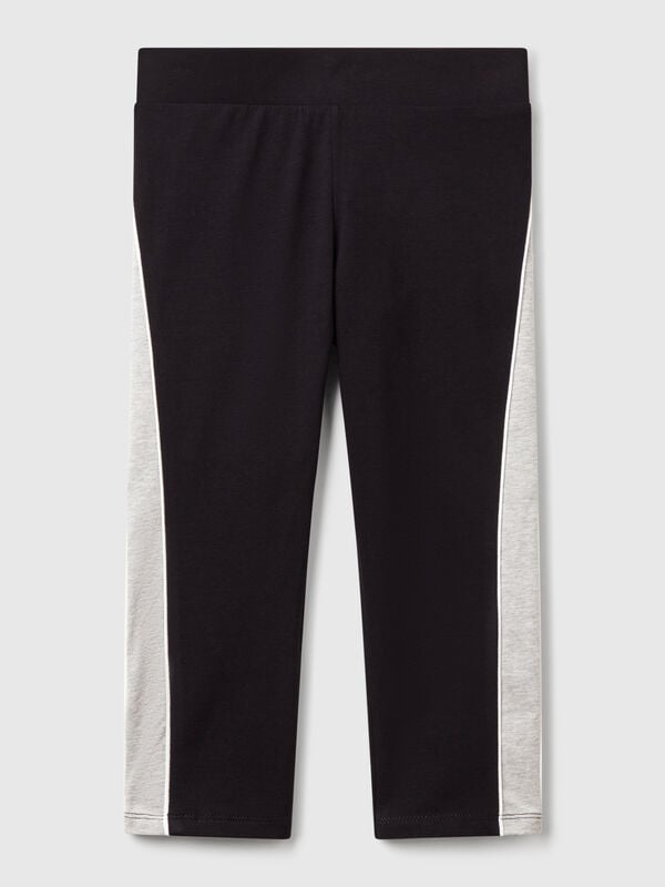 Sportleggings mit Paspelierung Mädchen
