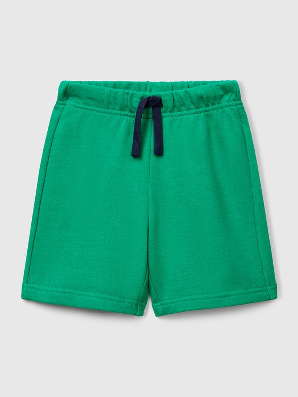 Bermudashorts aus Baumwollfleece Jungen